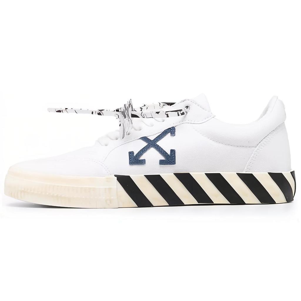Off-White Vulc Sneaker White Navy Blue 2021 Men Sneakers OMIA085F21FAB001-0146