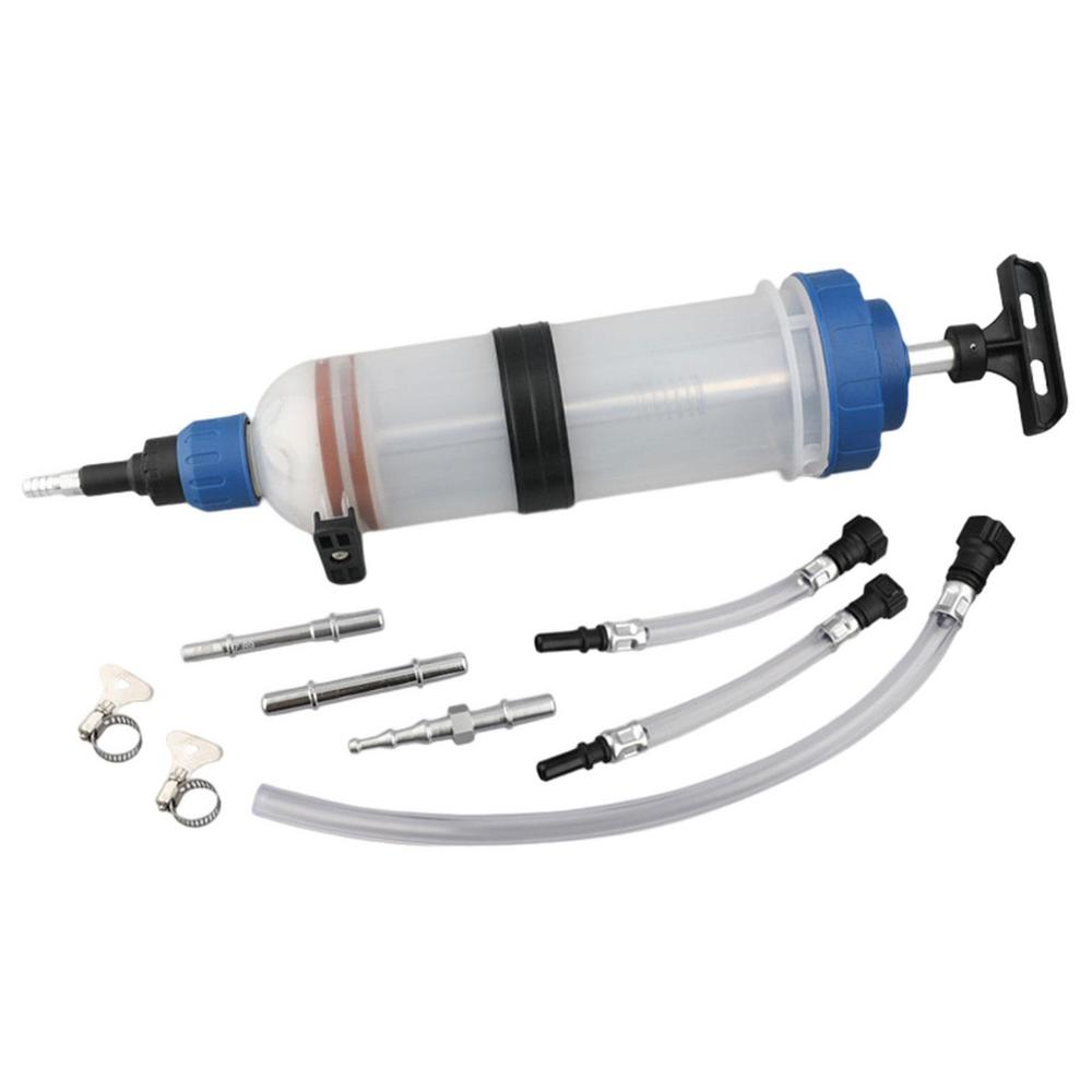 Car Brake Fluid Oil Extractor Auto Oil Change Syringe With Hose Manual Fuel Suction Filler Fluid Oil Change Evacuator Pump 1pc