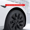 Model 3 Wieldeksel 18 Inch, Naafkap Volledige Dekking Vervangingsaccessoires Voor Tesla Model 3 - Mat Zwart