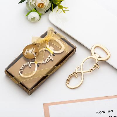 20 Pcs Love Forever Bottle Opener Wedding Party Favors for Souvenir Bridal Shower Return Present Birthday Party Decorations