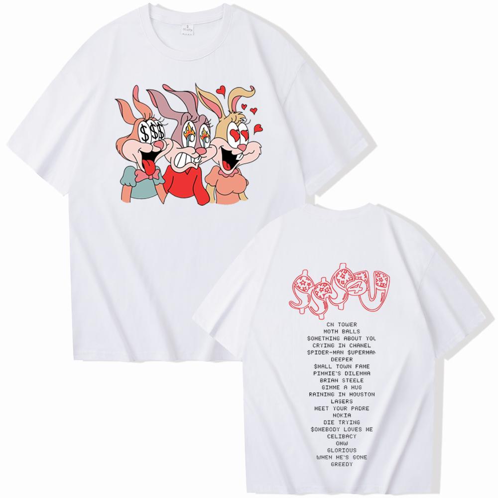 2025 Drake and PartyNextDoor Some Sex Song 4 U Tshirt Men Women Harajuku Oneck Summer Casual T Shirt Cotton Tops Clothing Tees