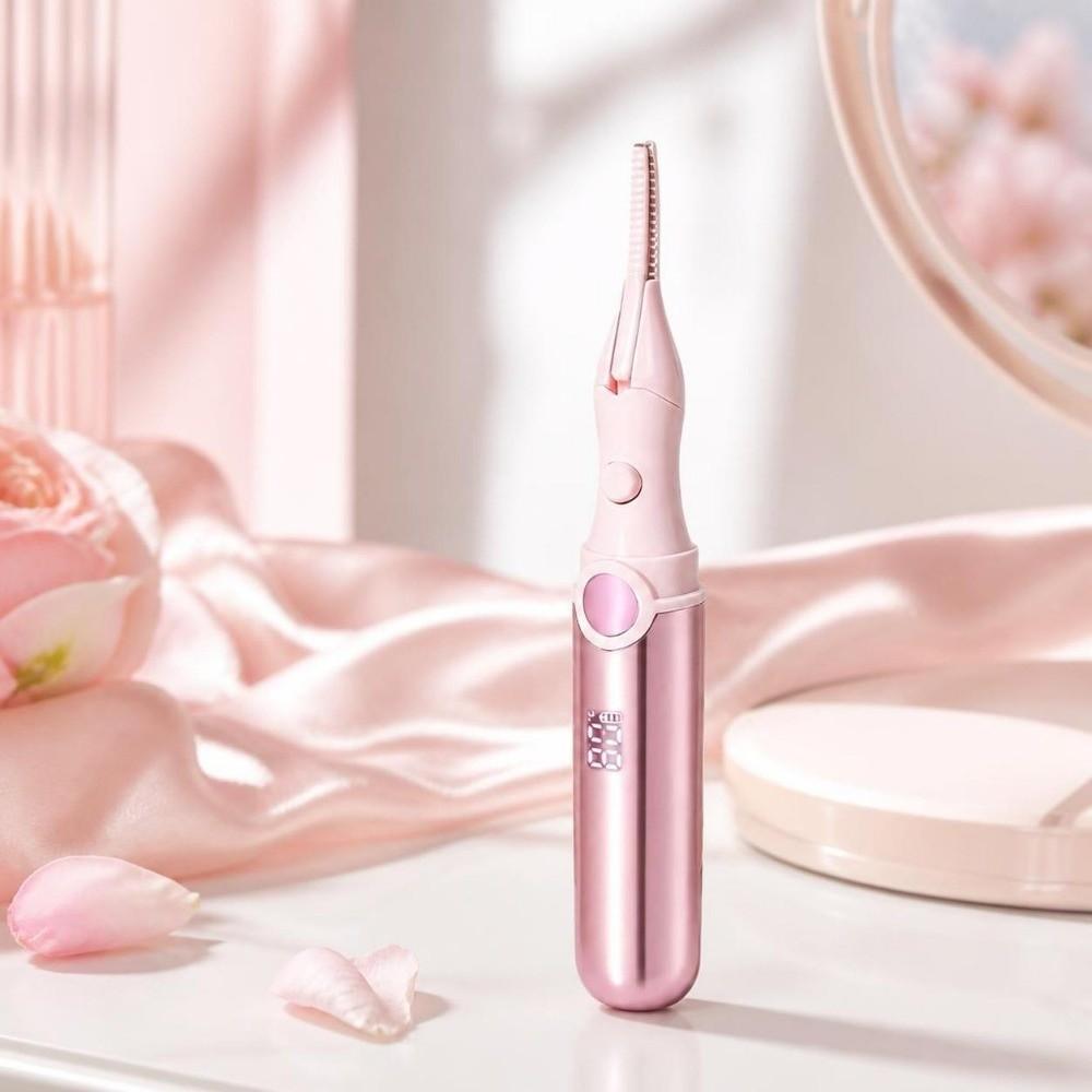 Fast Heating Electric Eyelash Curler Wide Angle Rechargeable Eyelash Curler Natural Lashes