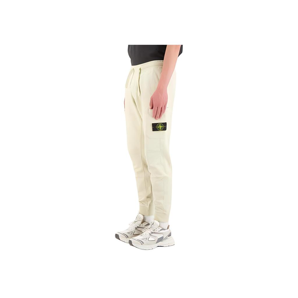Stone Island Solid Color Brand Logo Drawstring Casual Pants Men bottoms Off-White 811564551-V0097