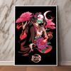 Abstract Modern Japanese Anime Demon Slayer Poster Character Canvas Painting Print Design Office Home Wall Decor Pictur Posters