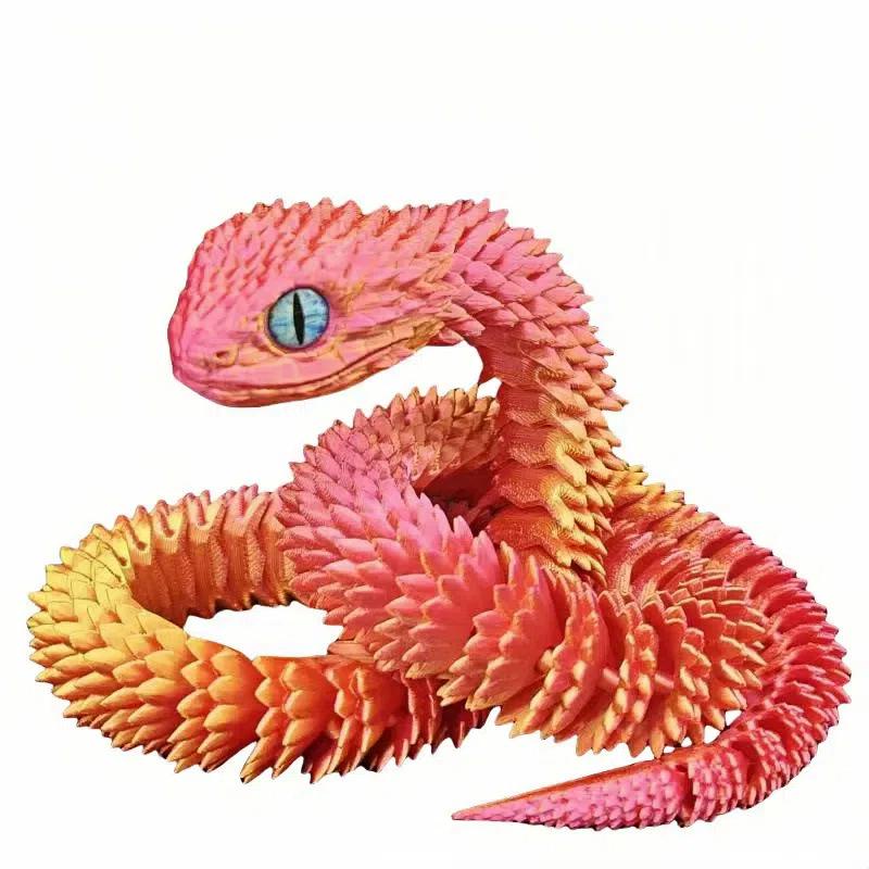 High-Quality 45Cm High-Quality 3D High-Quality Printed High-Quality Snake Play sets High-Quality Funny High-Quality Printed High-Quality Animals 45cm