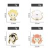Spy X Family Japanese-style Enamel Pin, Delicate Character Depicting Loid, Yor, and Anya, Cute Backpack Accessory