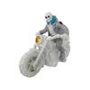 Skeleton Rider Motorcycle Resin Figurine American Style Halloween Desktop Tabletop Ornament Gift