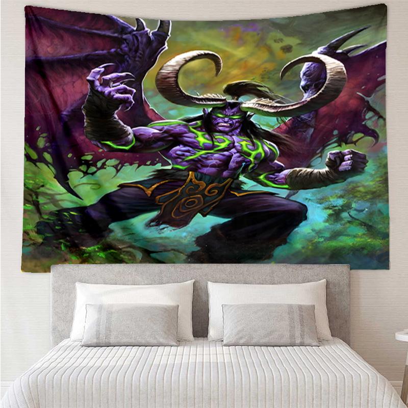 Warcraft game Tapestry Hanging for Bedroom,Livingroom, Playroom,Decor Art Room Wall Tapestry Holiday and Birthday Gifts