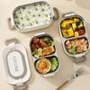 304 Stainless Steel Multi-Layer Lunch Box Portable Insulated Bento Box Student Worker Snack Box Large Capacity Food Storage Box