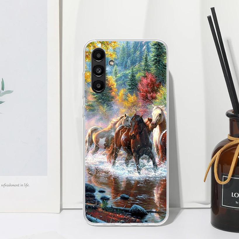 Horse Great Beauty Galloping Phone Case For Samsung Galaxy A15 A25 A35 A55 A14 A24 A34 A54 A13 A23 A33 A53 A12 A22 A32 A52 A05S