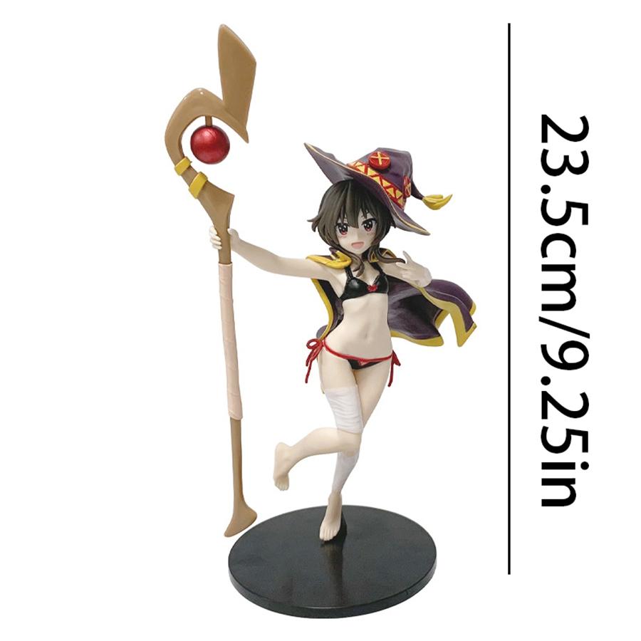 

23.5cm Kono Subarashii Sekai ni Shukufuku o Anime Figure Excellent Magician Megumin Action Figure PVC Adult Collection Model Playthings