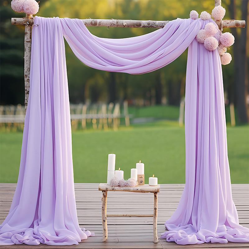 4PCS Sage Green Chiffon Wedding Table Runner,Chair Sashes Gauze Sheer Vintage Dining Birthday Party FestivalCake Table Decor