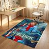 Personalized Crystal Velvet Carpet,Lady Gaga Custom Printed Name, Plush Area Rug For Home Indoor Decor