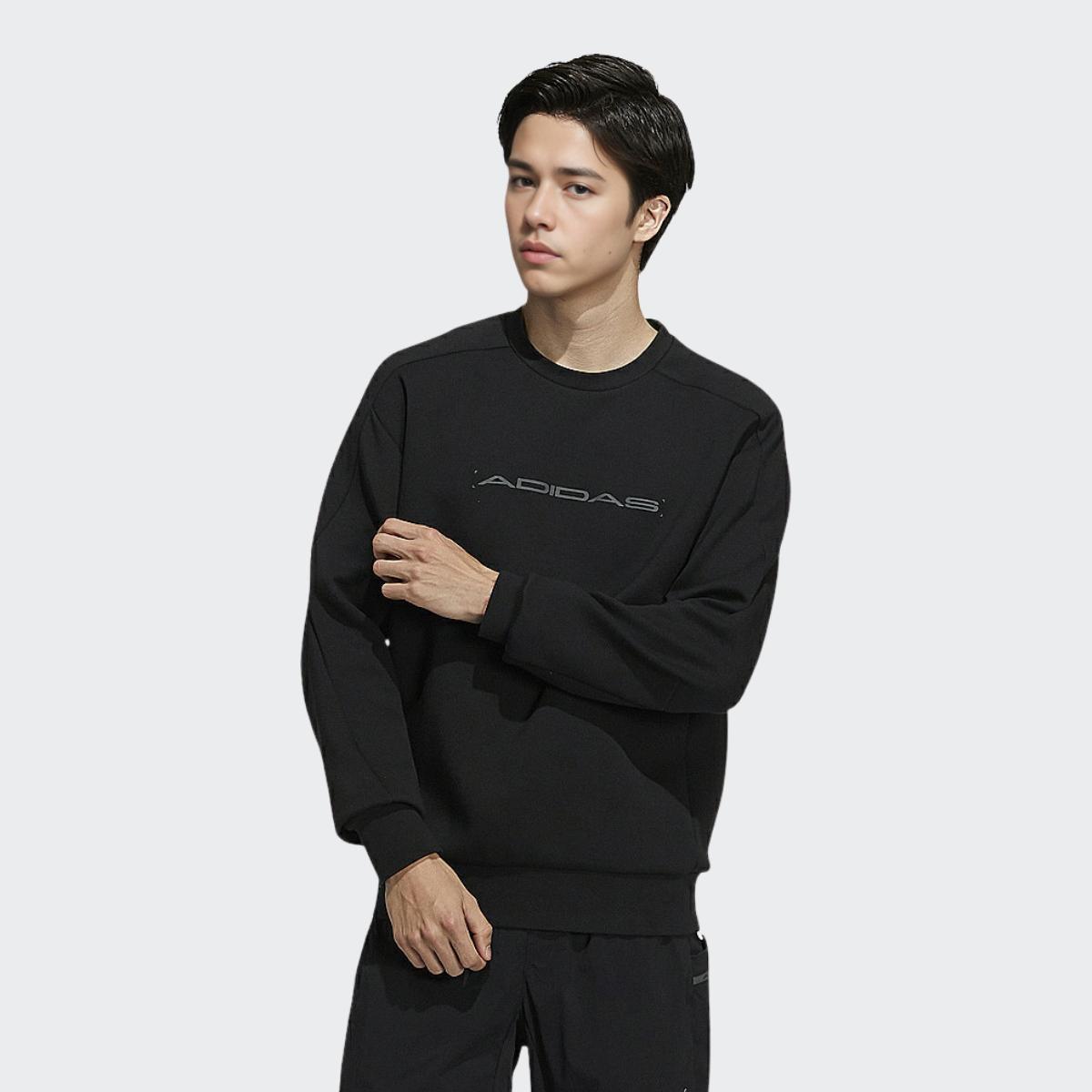 Мужская толстовка Adidas Essentials с принтом логотипа — фото 3