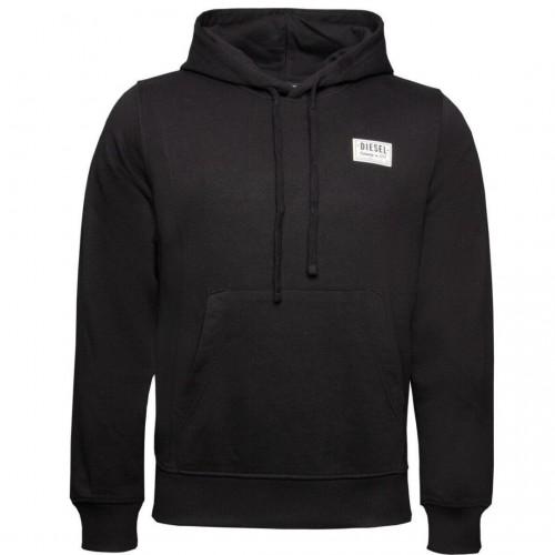 Diesel Mens S-Ginn Logo Hoodie