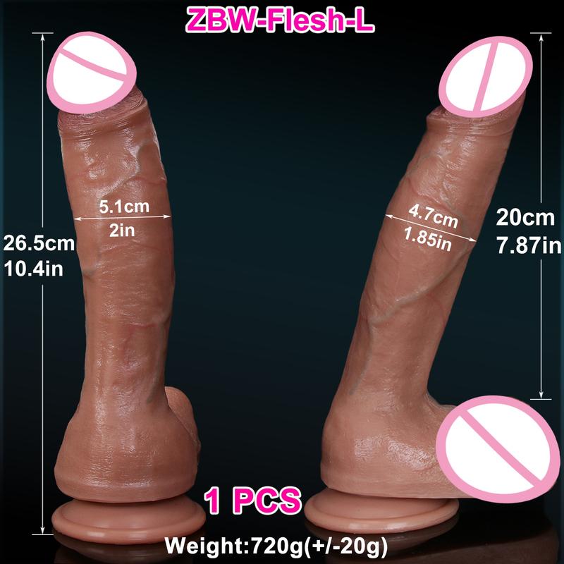 S M L Soft Realistic Anal Big Dildo Double Silicone Suction Cup Glans Penis Sex Toys for Men Women Gay Masturbation Orgasm Cock