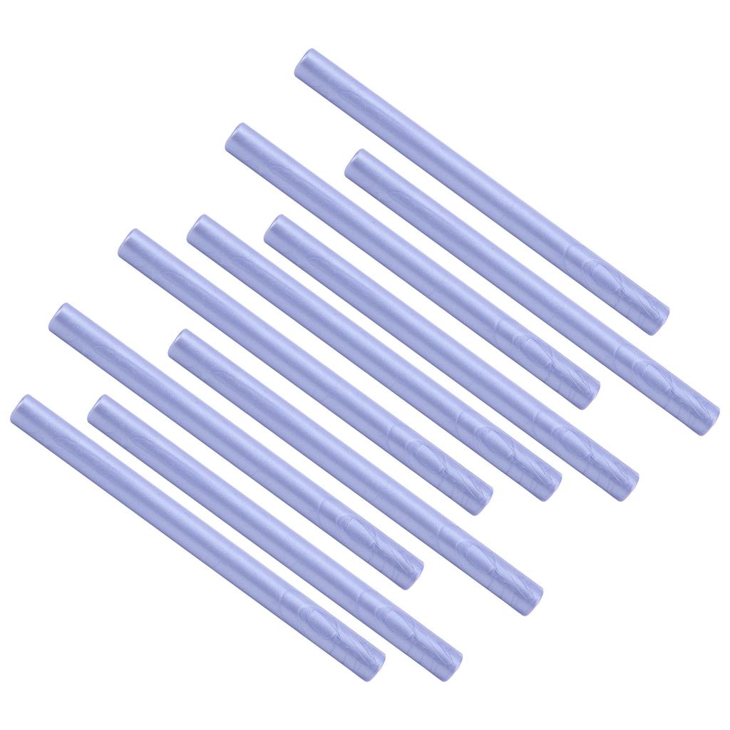 10 ks Pečetní voskové tyčinky Vícebarevné Nástroje pro malé kulaté razítko pro DIY Pozvánky Karty Obálky(Led