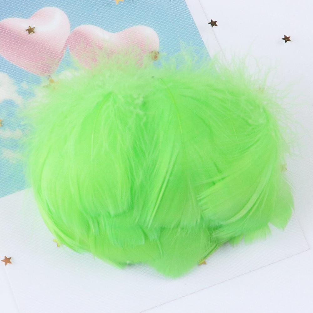 Natural Goose Feathers 4-8Cm Small Floating Leather Pink Swan Feather Plume For Craft Wedding Jewelry Decoration Plumes 100Pcs