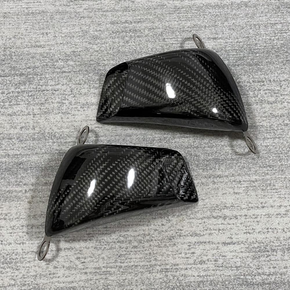 Carbon Fiber 100MM Motor Front Caliper Radiator Cover Air Ducts Brake Cooling For APRILIA RSV4 TUONO V4 Dorsoduro 900 1000 1200