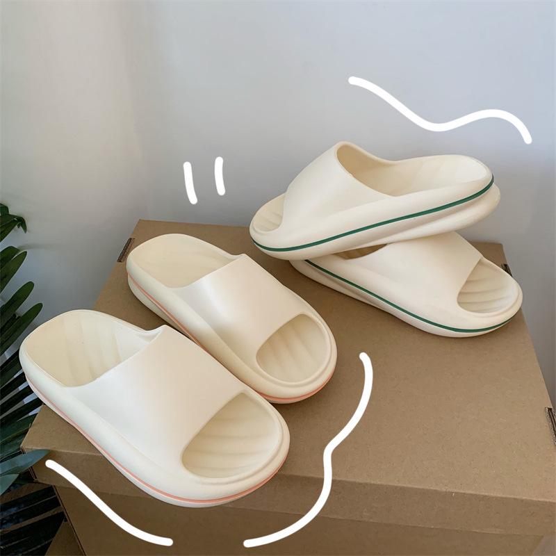 Women's summer beach slippers ins fashionable new students wear thick-bottomed sports cool slippers