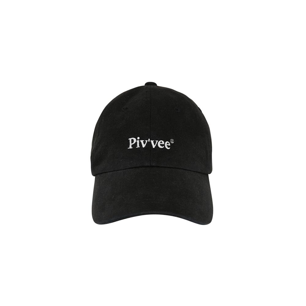PIV’VEE Pivvee Logo Ball Cap (Ebony Black)