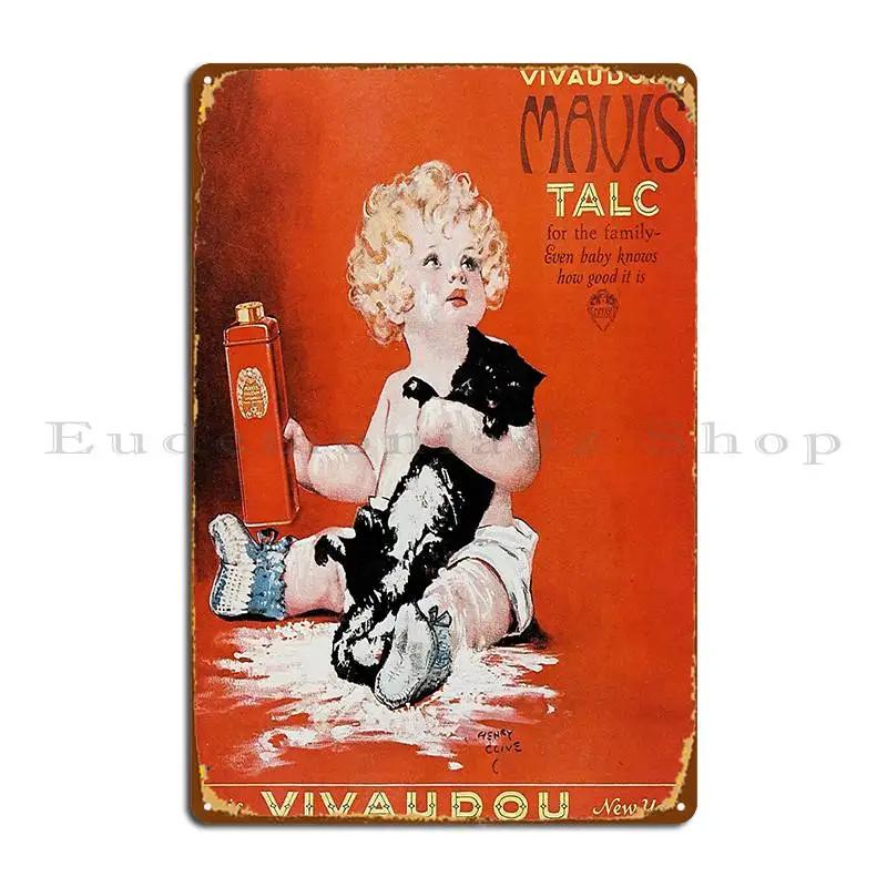 Vintage Retro Advert Featuring A Cat Metal Sign Rusty Iron Garage Create Cinema Tin Sign Poster 20x30cm(7.8x11.8inch)