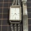 SEIKO Chariot Quartz Ladies New Square Management K26 [Working Condition] Watch, Battery, Silver, 16-5920, Shape
