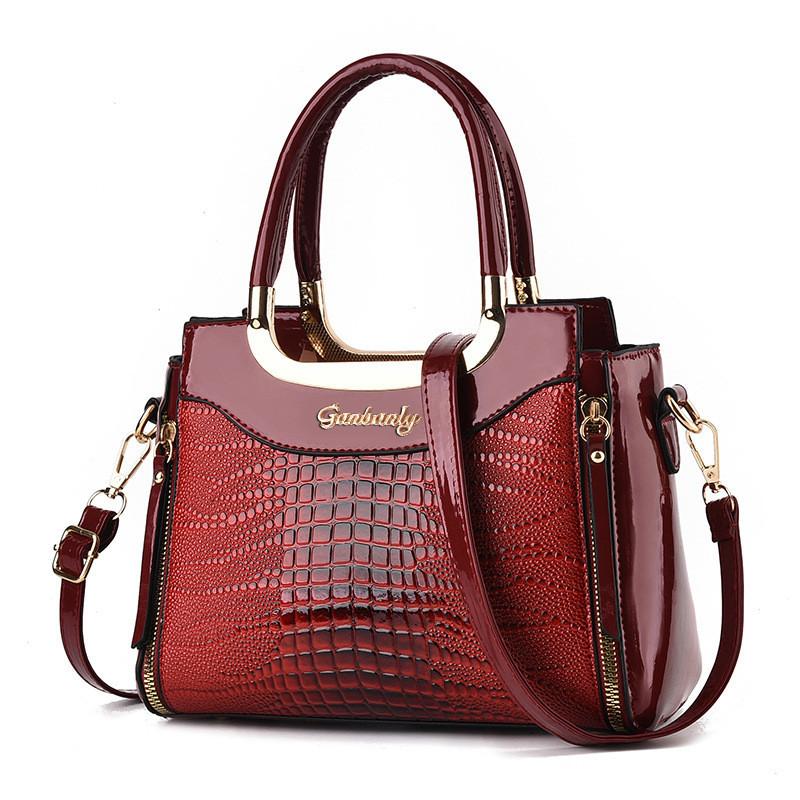 Trendy 2023 New Spring Summer Women s Fashionable Chic Atmosphere Simple Versatile Shoulder Crossbody Handbag Wine Red