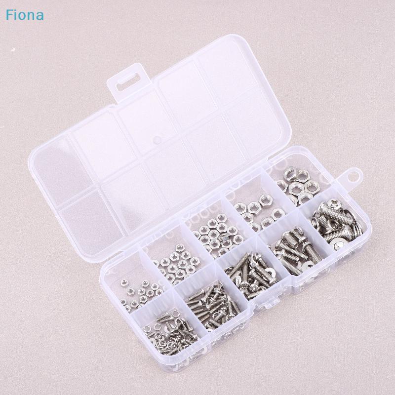 320Pcs Screws Nuts Washers Assortment Kit, Stainless Steel Hardware Fastener Set for Repair DIY