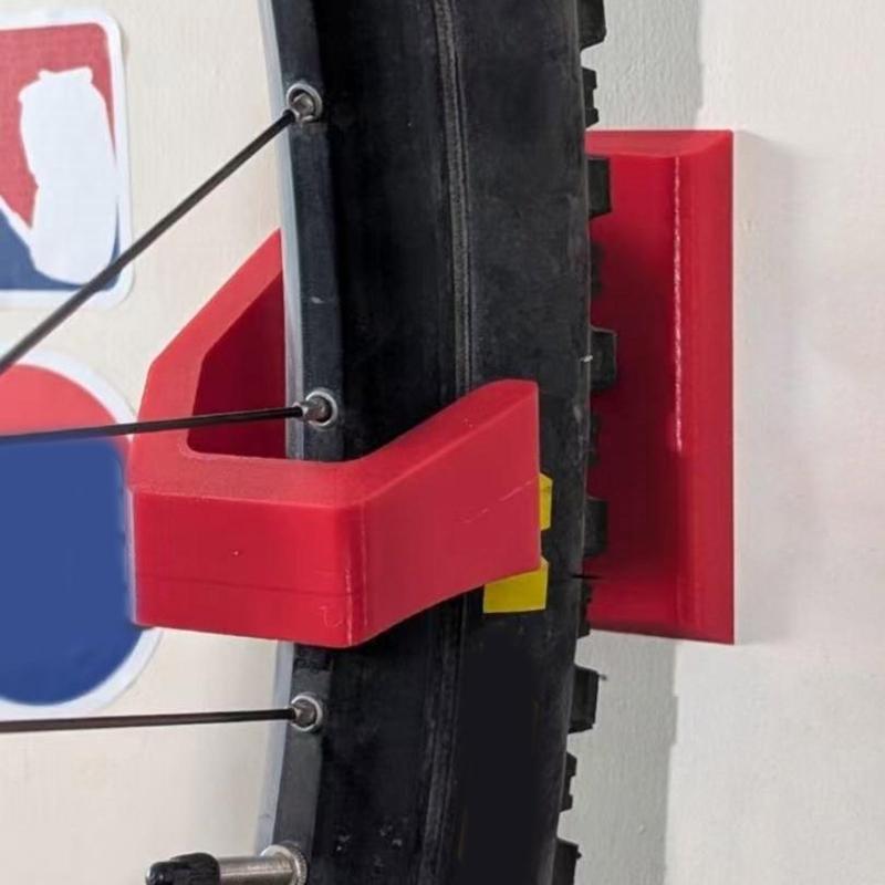 Unequipped Installation Cycle Hook Strong Plastic Wall Mounted Cycle Rack For Hill Road Bikes