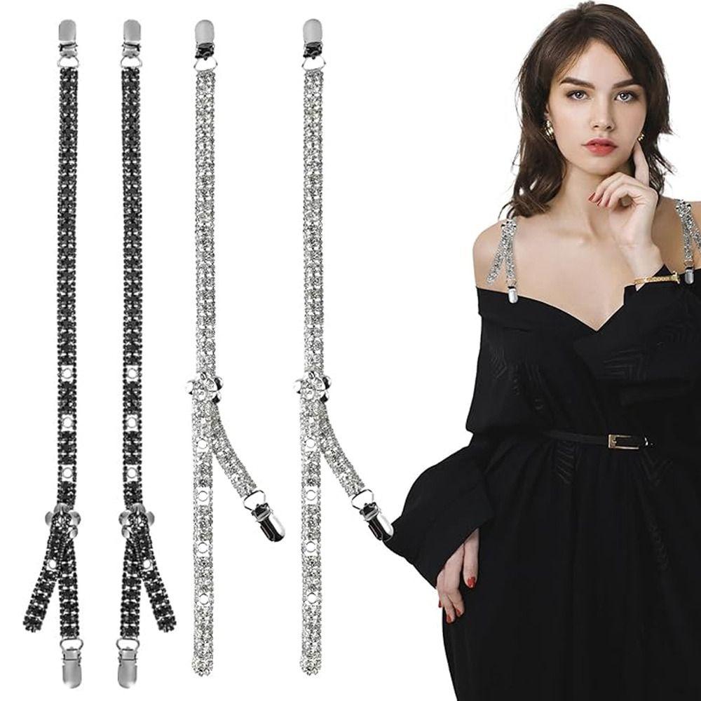 Rhinstone Shoulder Belts Removable Bra Straps Replacement New Bra Straps Party