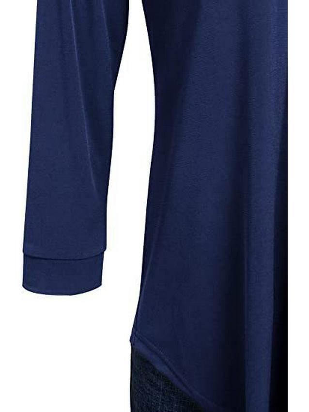 2025 Elegant Chiffon V-Neck Women's Shirt - Three-Quarter Sleeves, Solid Color