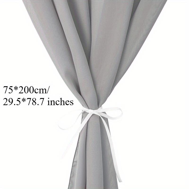 1Pc 29.5*78.7 inches Chiffon Wedding Chair Decoration for Wedding Banquet Holiday Party Decoration