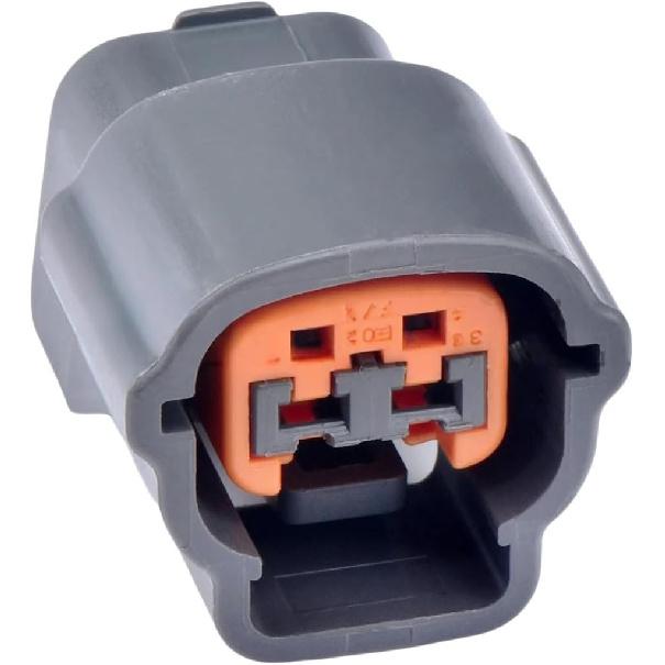 automotive wire connectors 2 Pin Automotive Water Temp Transducer Connector Modified Snail Horn Socket 6098-0135 6098-0137 Car maintenance(Female