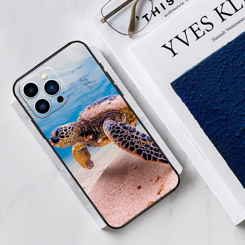 warming green turtles Case For iPhone 17 Air 14 13 12 11 15 16 Pro Max Mini 15 16 Plus 16e Funda Silicone Cover