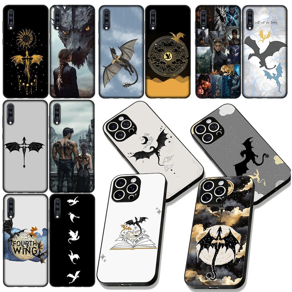 Books Poster Fourths Wing Protective Cover for Samsung Galaxy S25 Edge S24 S23 FE Plus Ultra A16 A15 A55 A57 5G Phone Case