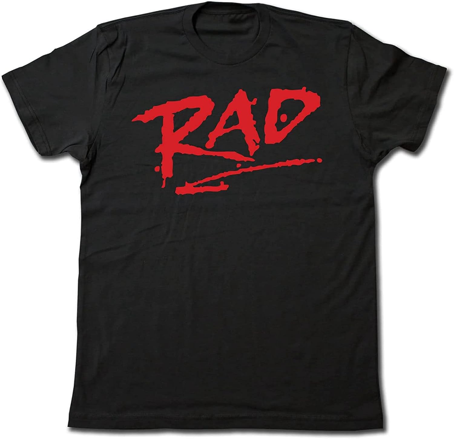 Men s RAD 80 s BMX Movie T Shirt • Retro Cool Cru Jones Biker Graphic Tee L чёрный