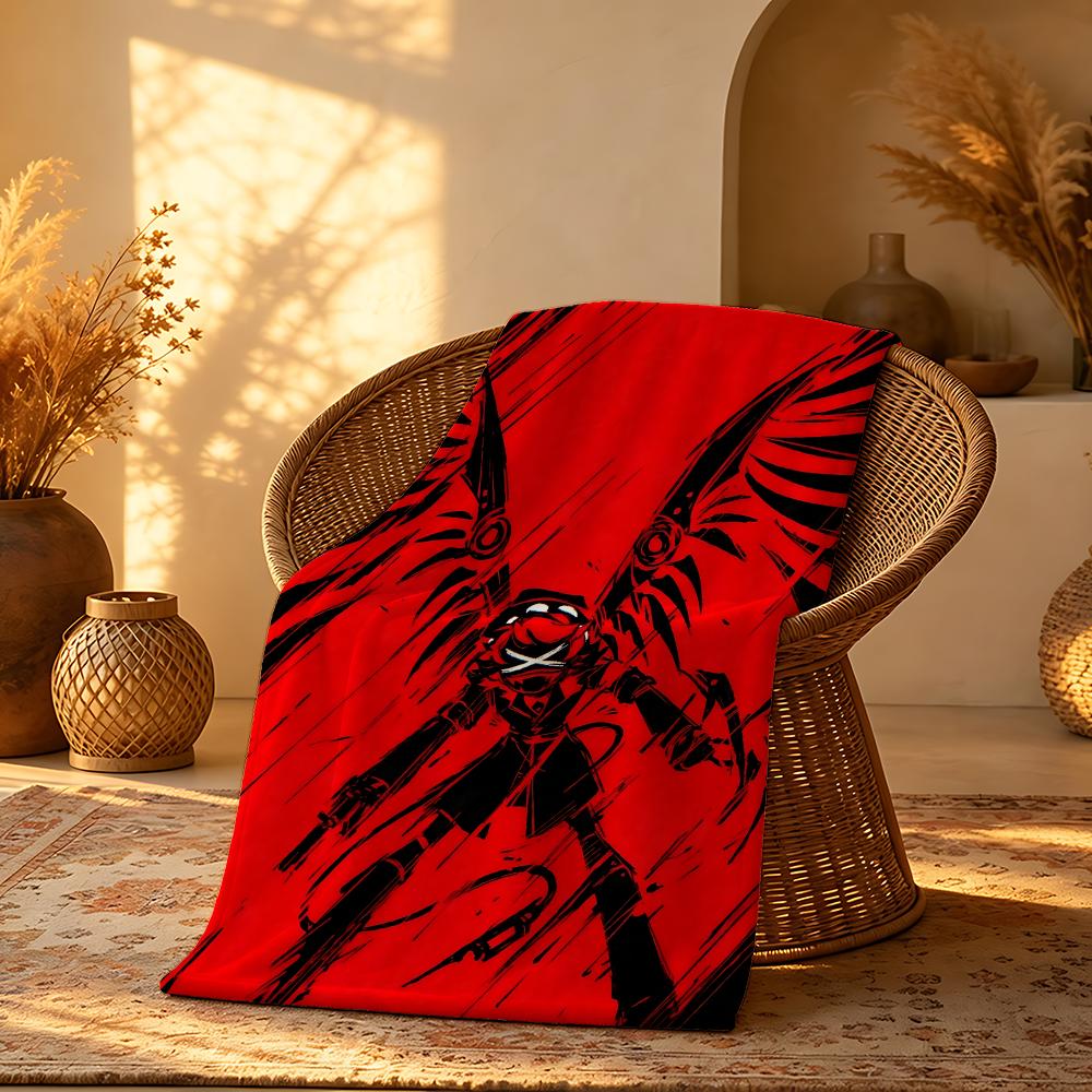 Animation M-Murder Droness Throw Short Plush Throw Blanket Soft Skin-Friendly Multi-Scene Home Office