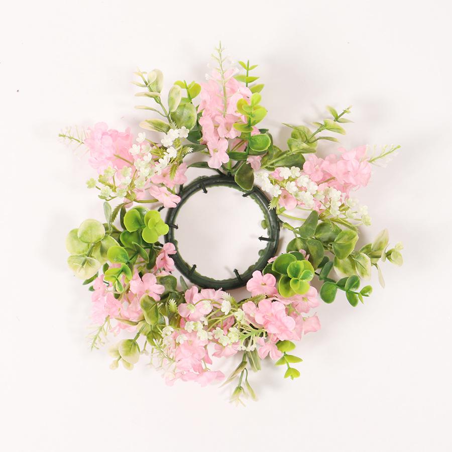 Simulated Flowers Eucalyptus Candles Candle Holders Flower Garlands Simulated Decorations Family Gatherings Dining Table Decorations Flower Garlands