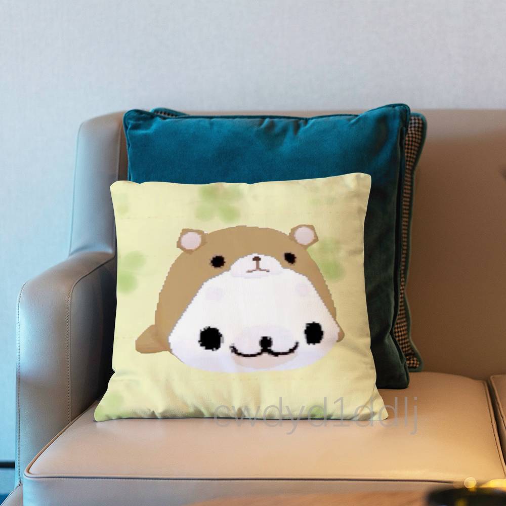 CUTE MMamegoma Seal Meme Pillowcases Cute Funny Pillow Case For Wedding Party Home Decor Comfy Pillow Cover
