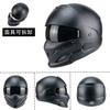 Vintage Style Half Face Motorcycle Helmet With Scorpion Design ABS Material Men Use S M L XL XXL
