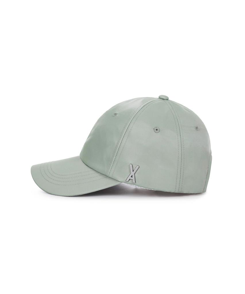 Bajal Studded Logo Oversized Poly Ball Cap Mint