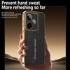 For OPPO Realme GT 7 7 Pro   Premium Electroplated Lychee-textured Phone Case That’s Shockproof and Fingerprint-resistant