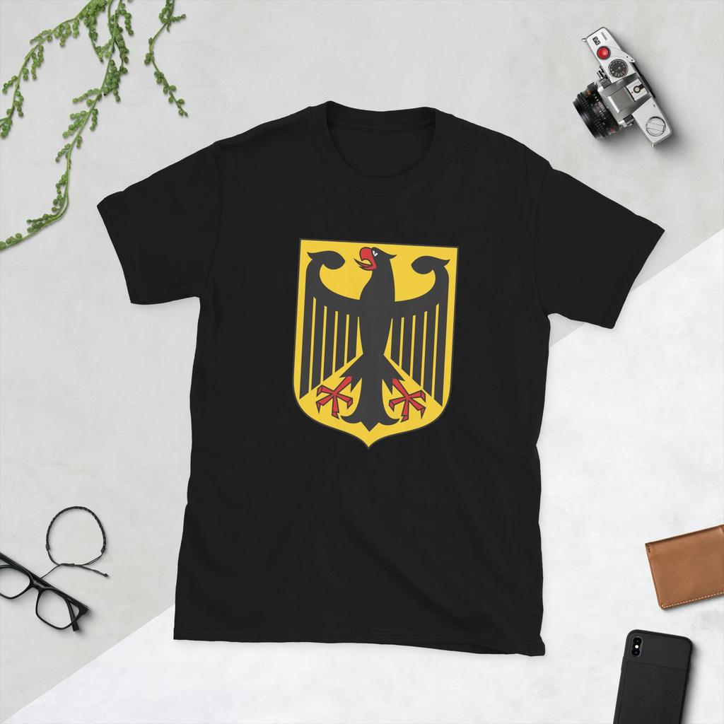 German Eagle - Coat of Arms Deutschland Crest Pride Short-Sleeve Unisex T-Shirt