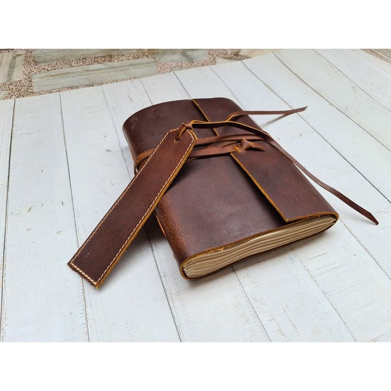 Leather Journal, Leather Sketchbook, Personal Organizer,