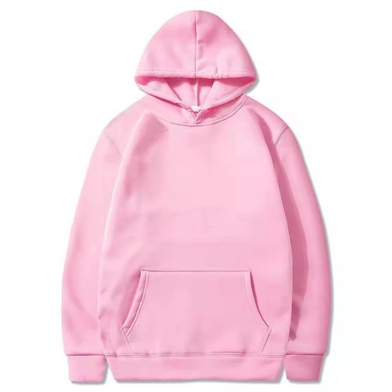 Mens Fleece-Lined Hooded Sweatshirt Winter Warm Oversized Cotton Blend Pullover Casual Outdoor Youth