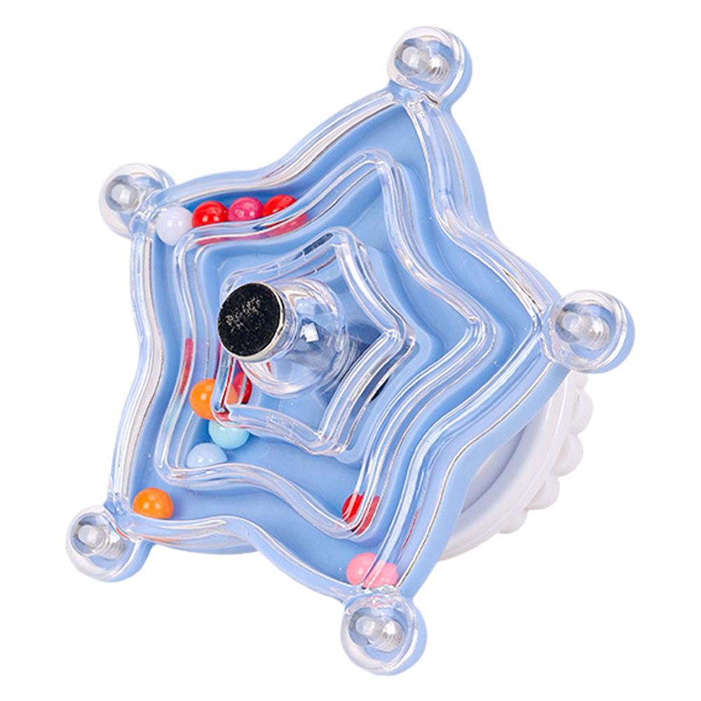 

Красочная игрушка летающая тарелка-попугай с музыкой и жемчужинами птица . Игрушка для грызения для домашних животных, облегчающая зуд, R1R8 Blue-1pcs