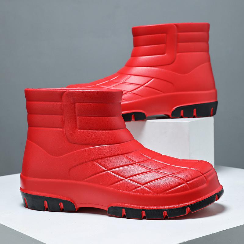 

Non-slip rain shoes men s medium tube construction site fishing rain boots waterproof shoes work kitchen chef shoes non-slip shoes 40/41