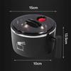 Stainless Steel Noodle Bowl with Lid, Large Drainable Soup Bowl, Easy to Wash Ramen Bowl with Drain Hole and Spoon for Dormitory
