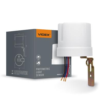 Photometric Twilight Light Sensor IP44 25A 230V Surface-mounted Outdoor Videx